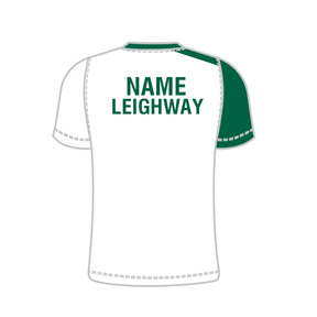 Yonex Kit Teamwear T009 Leighway Badminton Club Time T-Shirt V Neck Women - White/Forest