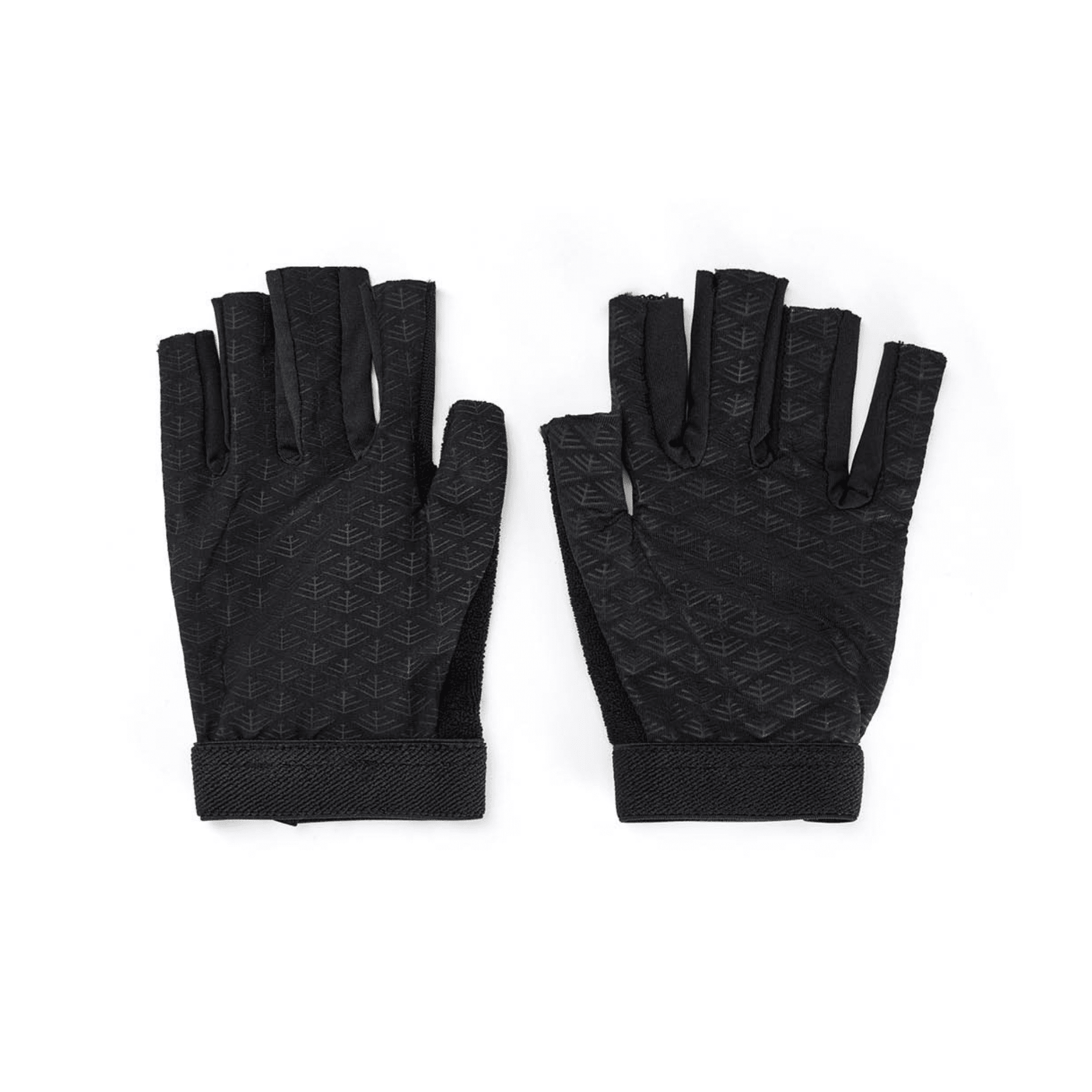 Rhino Pro Half Finger Mitts - Black & Fluo Yellow Gloves Rhino
