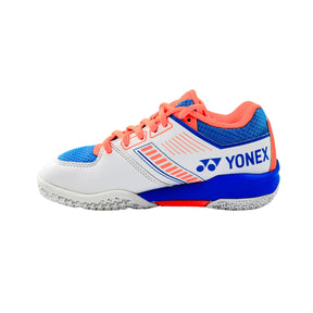 Yonex Power Cushion Strider Flow SHBSF1JREX Badminton Shoes Juniors (White/Sky Blue)