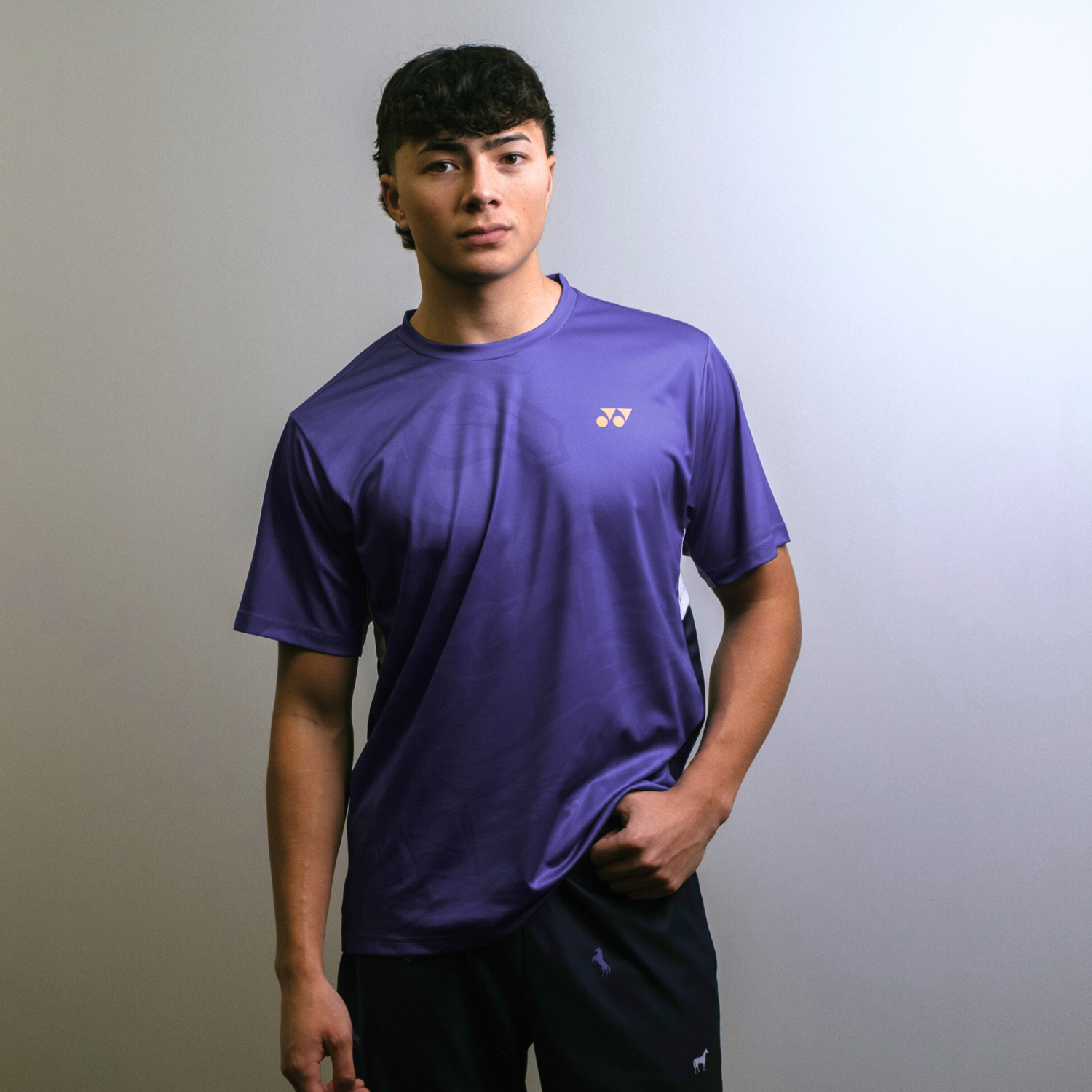 Yonex CNY 2026 White Performance Top Men - Imperial Stallion Yonex CNY 2026 White Performance Top Men - Imperial Stallion