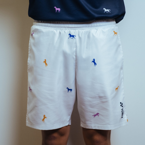 Yonex Galloping Spirit – Performance Game Shorts (White) Yonex CNY2026 Game Short A Men White Clothing Yonex