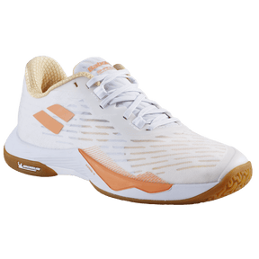 Babolat Shadow Tour 5 Badminton Shoes Women - White/Yellow