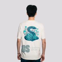 [Pre-Order] Yonex CNY2025 Coiled Snake Mens T-Shirt Ivory