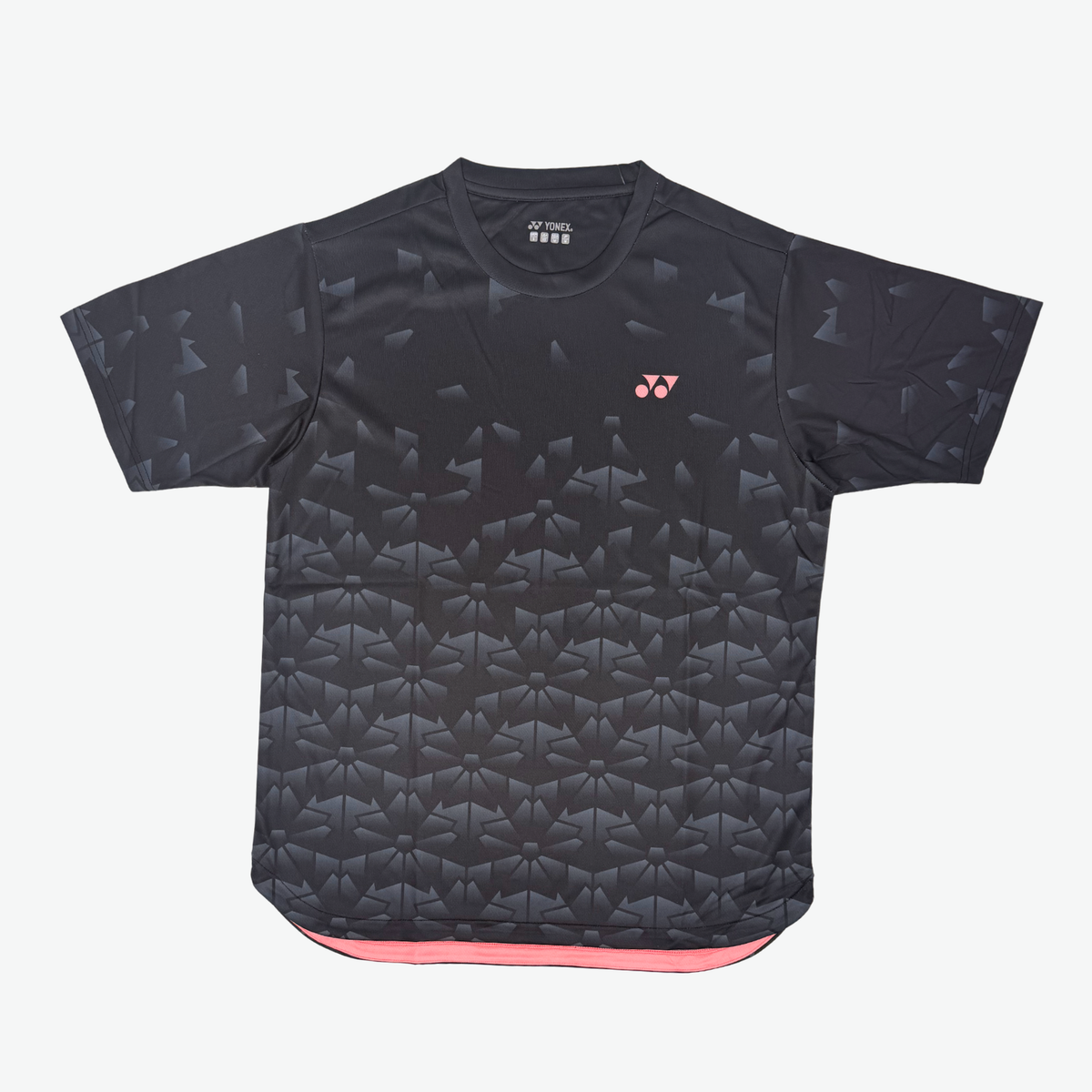 Yonex Crew Neck YTM 13 Sakura T-Shirt Unisex - Black