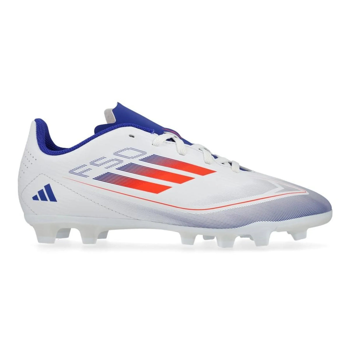 Adidas F50 Club FxG Football Boots Junior - White