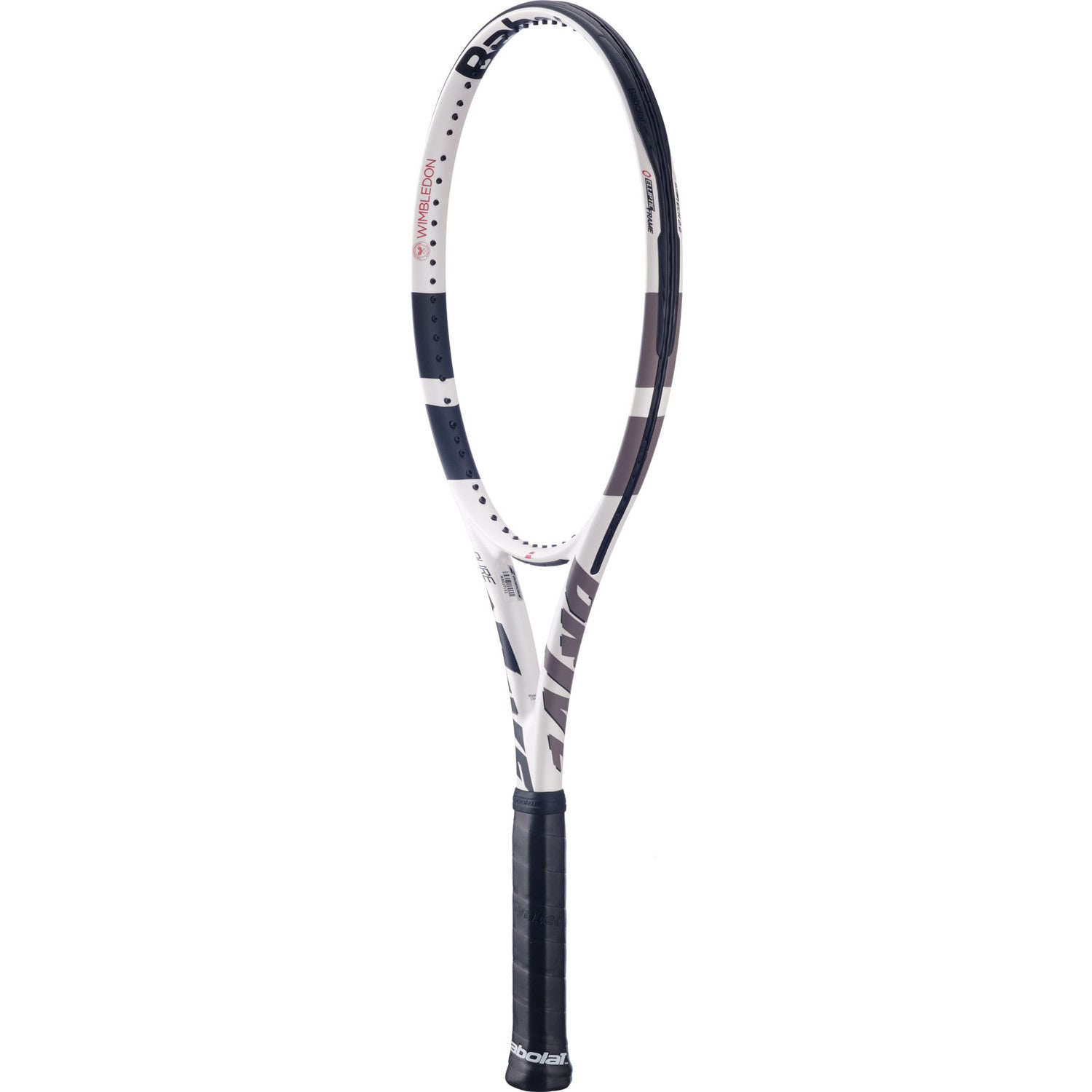 Babolat Pure Drive Wimbledon 2026 Tennis Racket Unstrung - White/Black Tennis Rackets Babolat