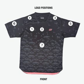 Yonex YTM 13 Sakura Crew Neck T-Shirt Unisex - Black