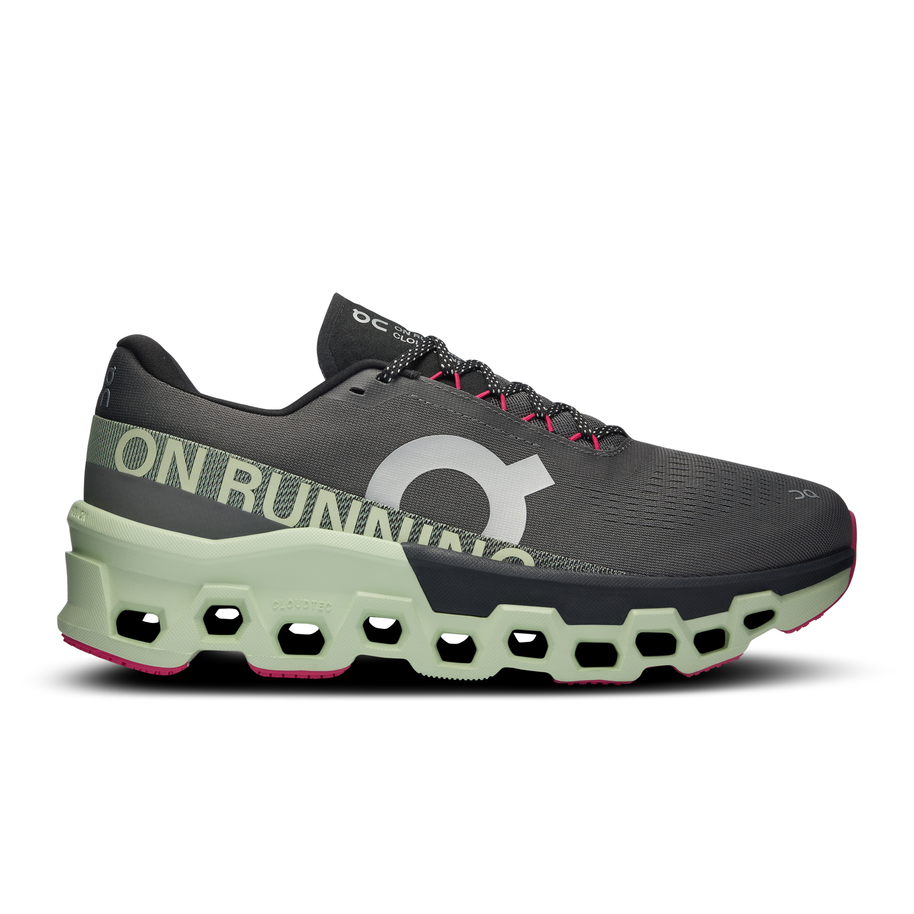 On Cloudmonster 2 Running Shoes Men - Asphalt/Lima