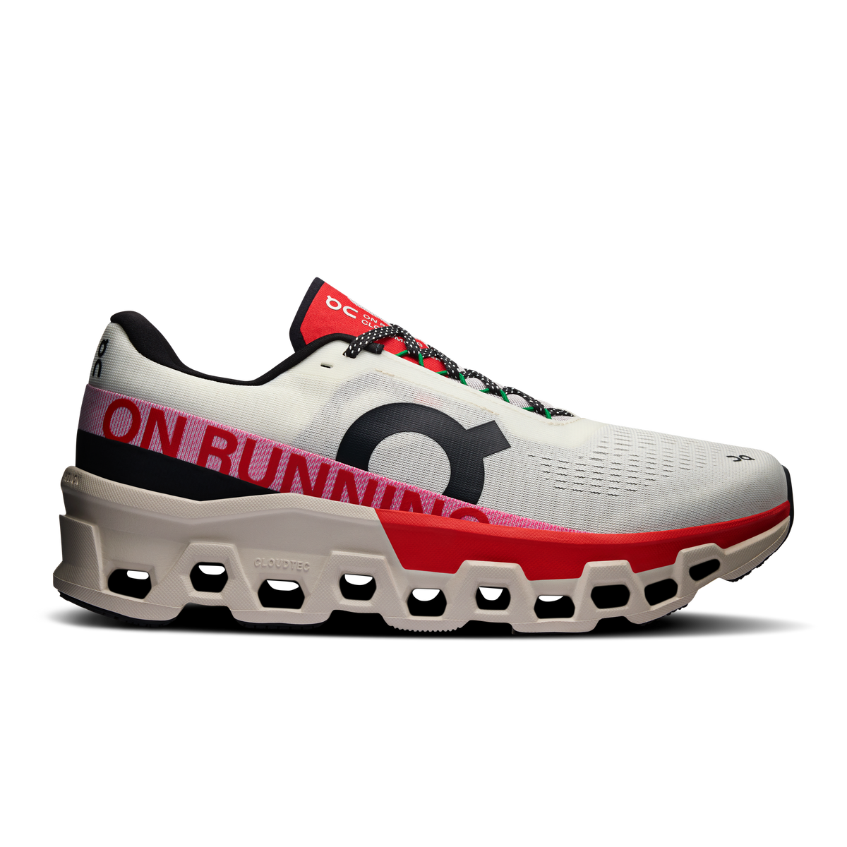 ON Cloudmonster 2 Running Shoes Men - Ivory/Silver