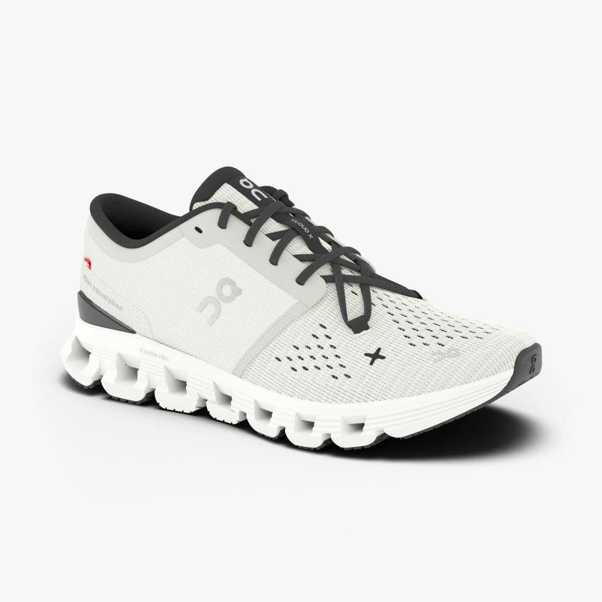 ON Cloud X 4 Running Shoe Mens Ivory Black