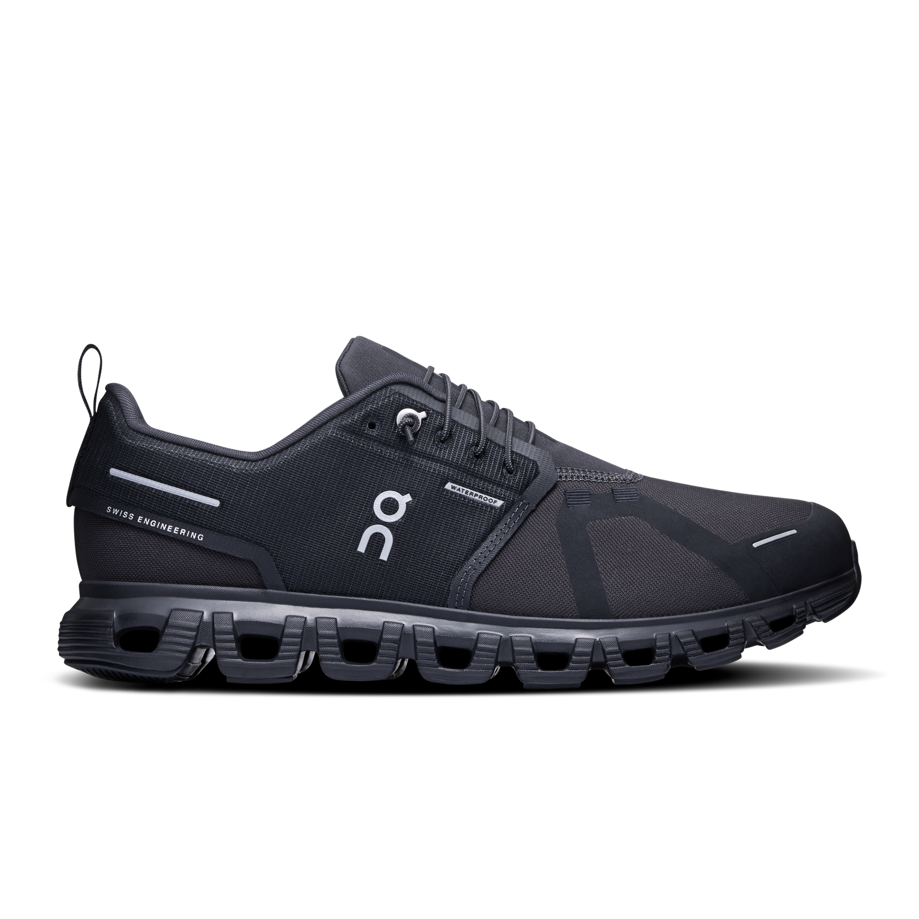 On Cloud 6 Waterproof Running Shoes Men - Black/Black