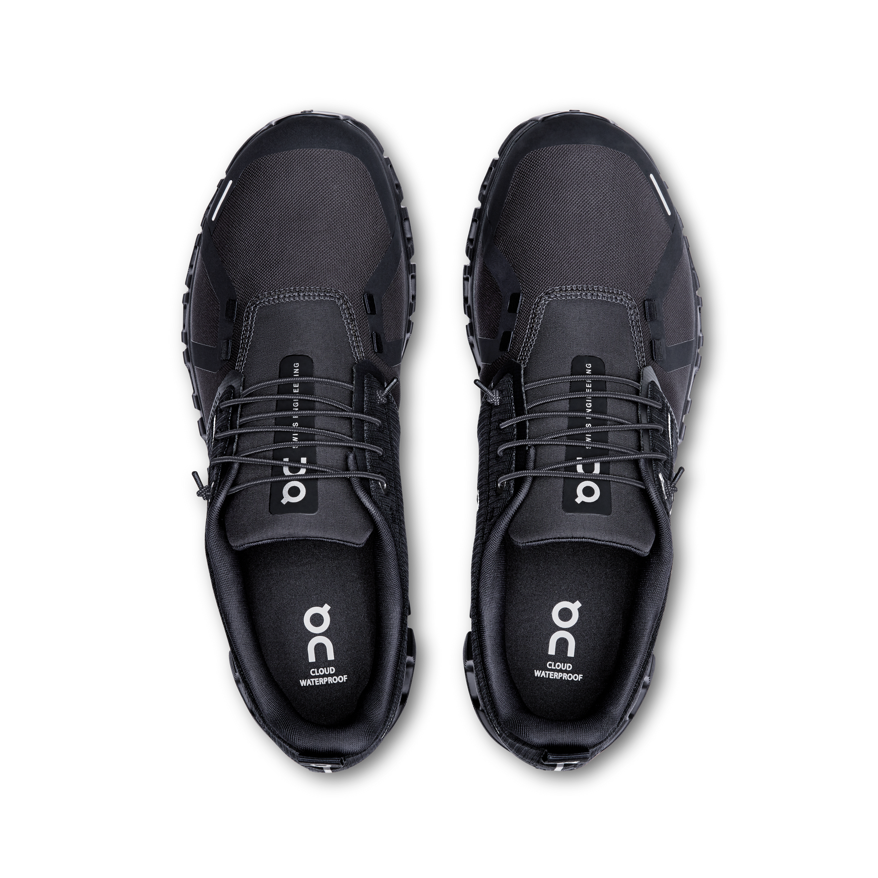 On Cloud 6 Waterproof Running Shoes Men - Black/Black