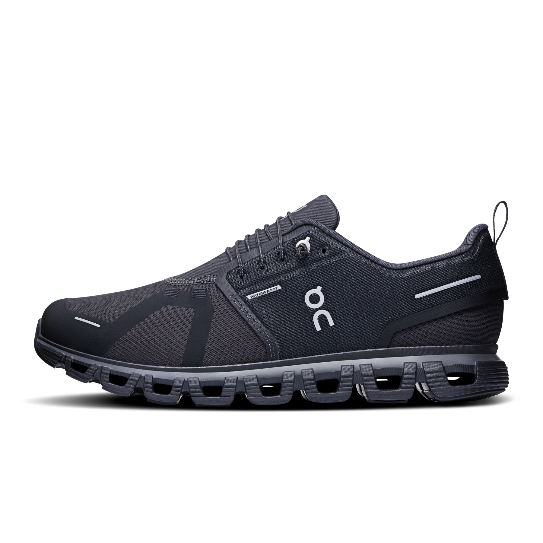 On Cloud 6 Waterproof Running Shoes Men - Black/Black