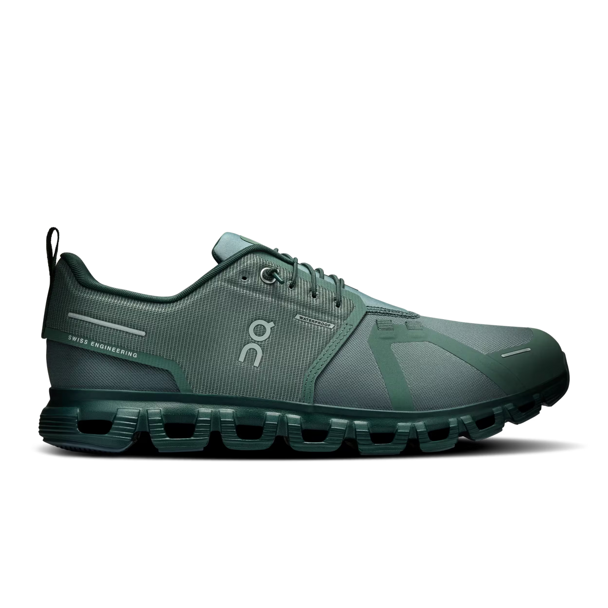 On Running Cloud 6 Waterproof Running Shoes Men - Olive/Evergreen Olive Evergreen Running Shoes On Running