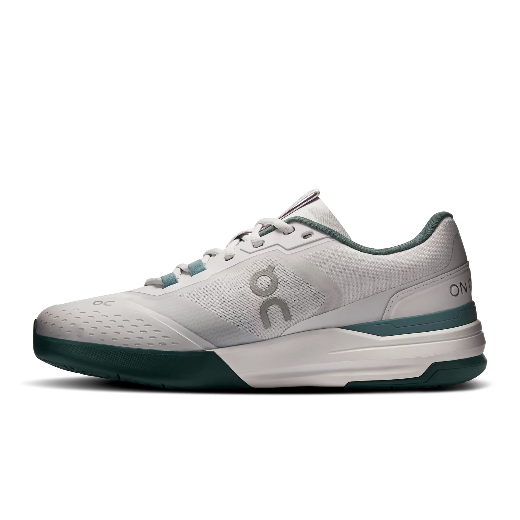 On Running The Roger ADV Pro Tennis Shoe Men - Frost/Evergreen Running Shoes On Running