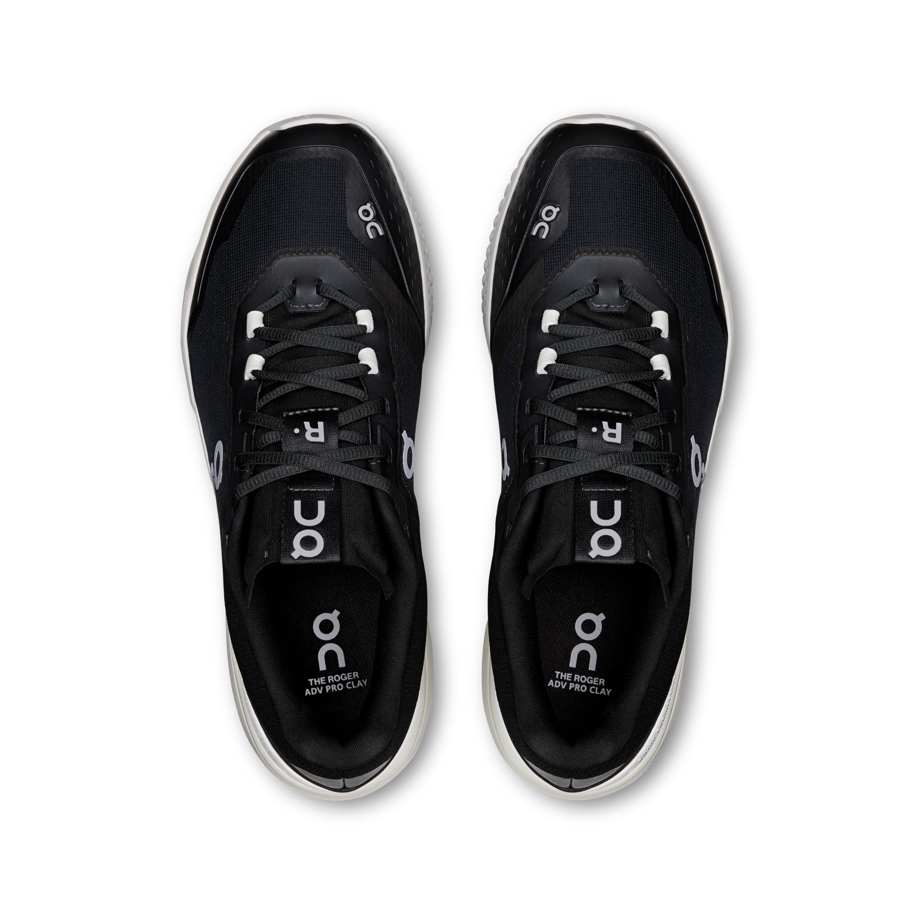 On The Roger Advantage Pro Clay Tennis Shoe Men - Black/White Running Shoes On Running