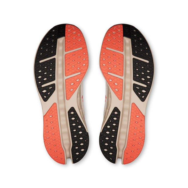 On Running Cloudsurfer Max Running Shoe Women - Ivory/Salmon Running Shoes On Running