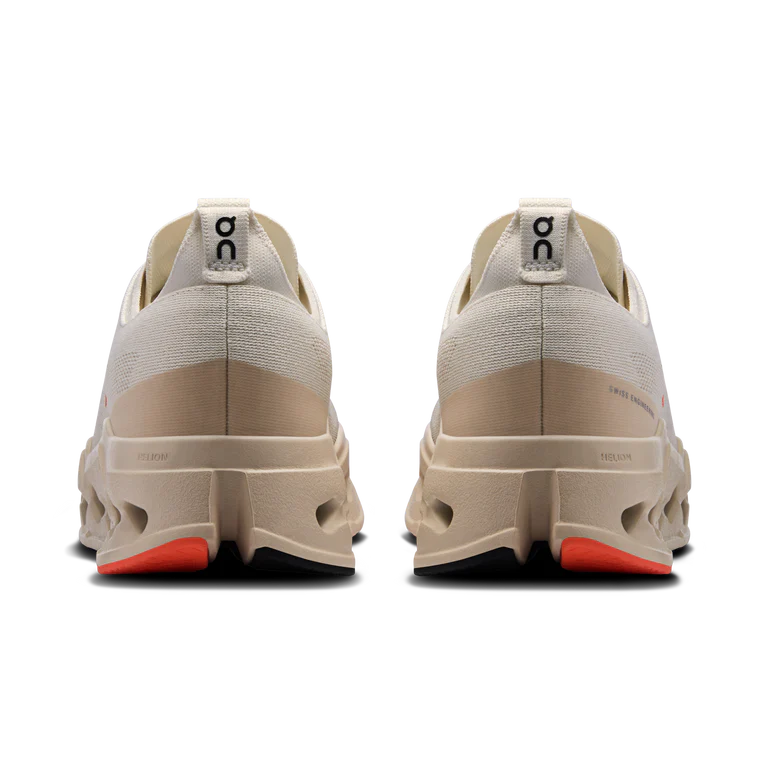 On Running Cloudsurfer Max Running Shoe Women - Ivory/Salmon Running Shoes On Running