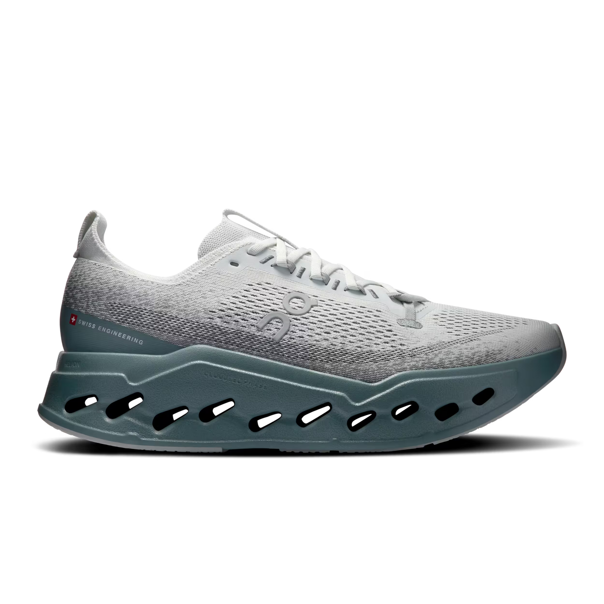 On Running Cloudsurfer Max Running Shoe Men - Iceberg/Olive Iceberg Olive Running Shoes On Running