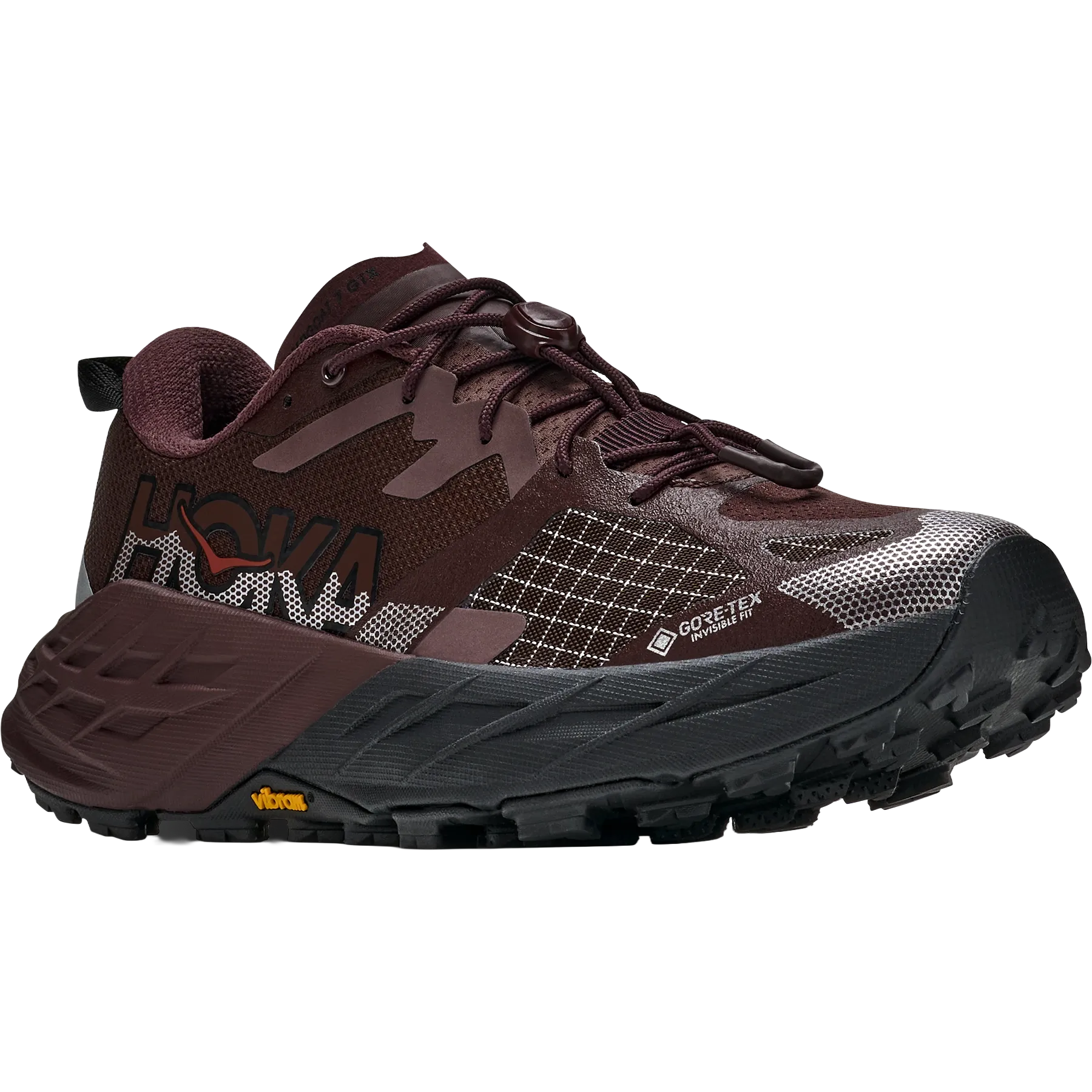 Hoka Speedgoat 7 GTX Trail Shoe Women - Deep Mauve/Black