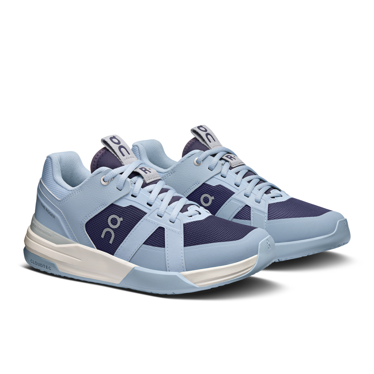 On THE ROGER Clubhouse Pro Tennis Shoes Women - Chambray/Midnight