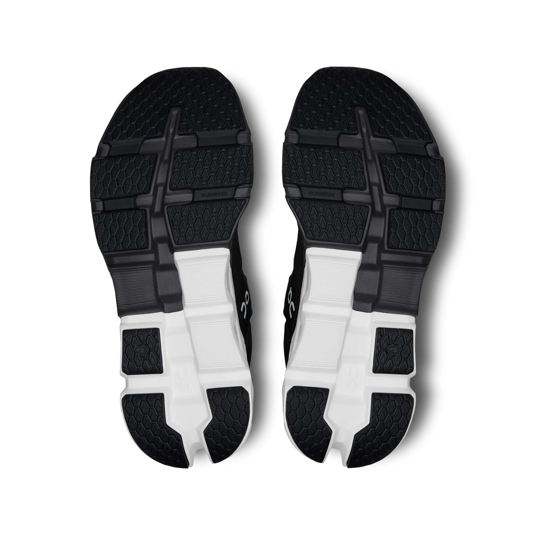 On Cloudflyer 5 Running Shoes Men - Black/White Running Shoes On Running