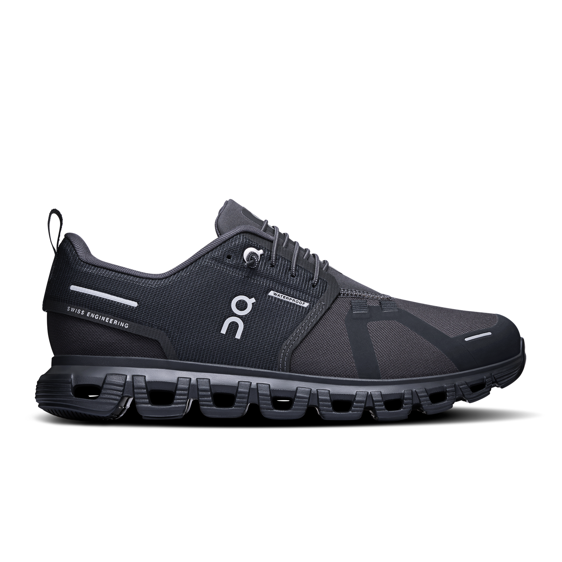 On Cloud 6 Waterproof Running Shoes Women - Black/Black Black Black Running Shoes On Running