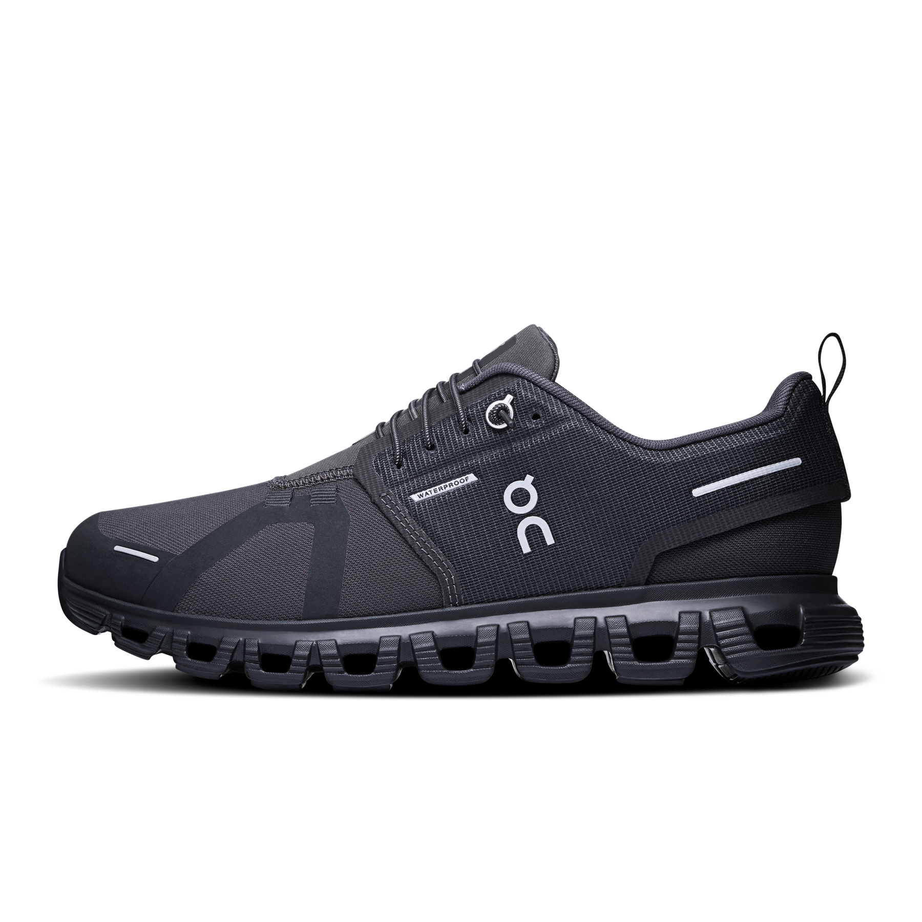On Cloud 6 Waterproof Running Shoes Women - Black/Black Running Shoes On Running