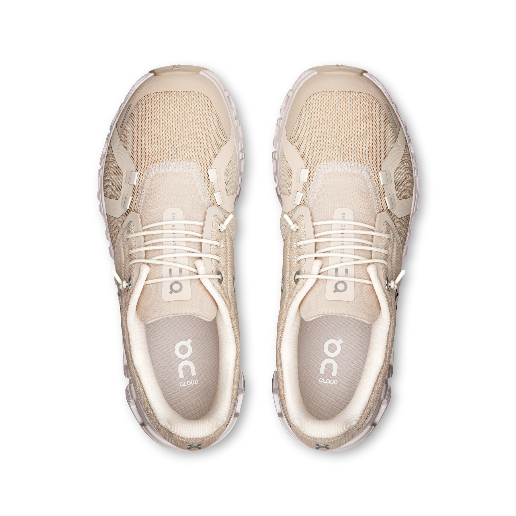 On Cloud 6 Running Shoes Women - Pearl/White Running Shoes On Running