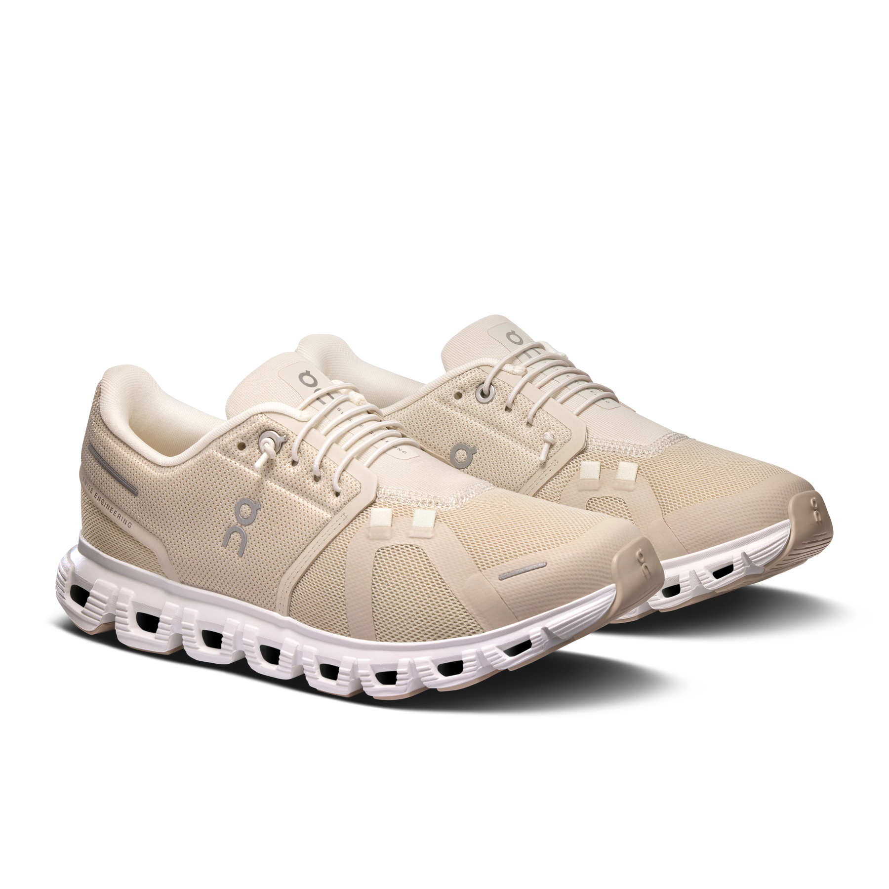 On Cloud 6 Running Shoes Women - Pearl/White Running Shoes On Running