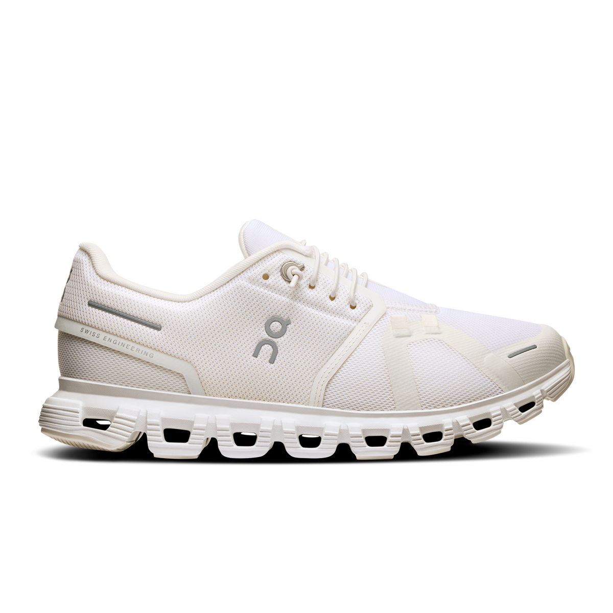 ON Cloud 6 Running Shoes Women - White/White