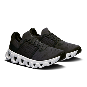 On Cloudswift 4 Running Shoes Women - Black/White Running Shoes On Running