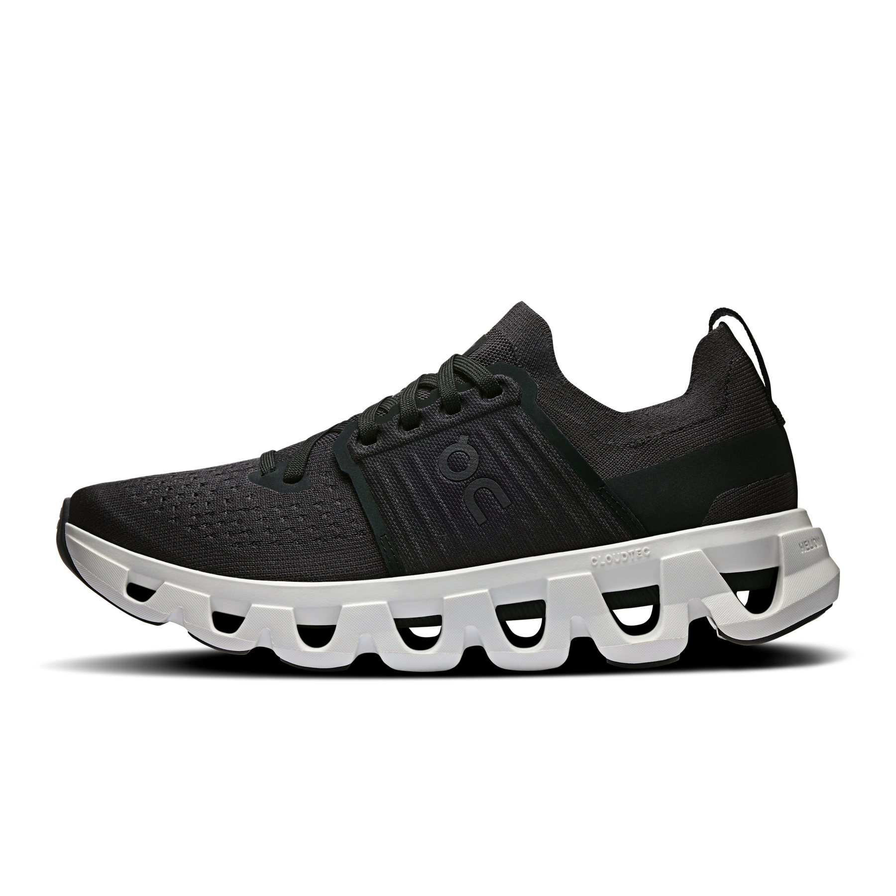 On Cloudswift 4 Running Shoes Women - Black/White Running Shoes On Running
