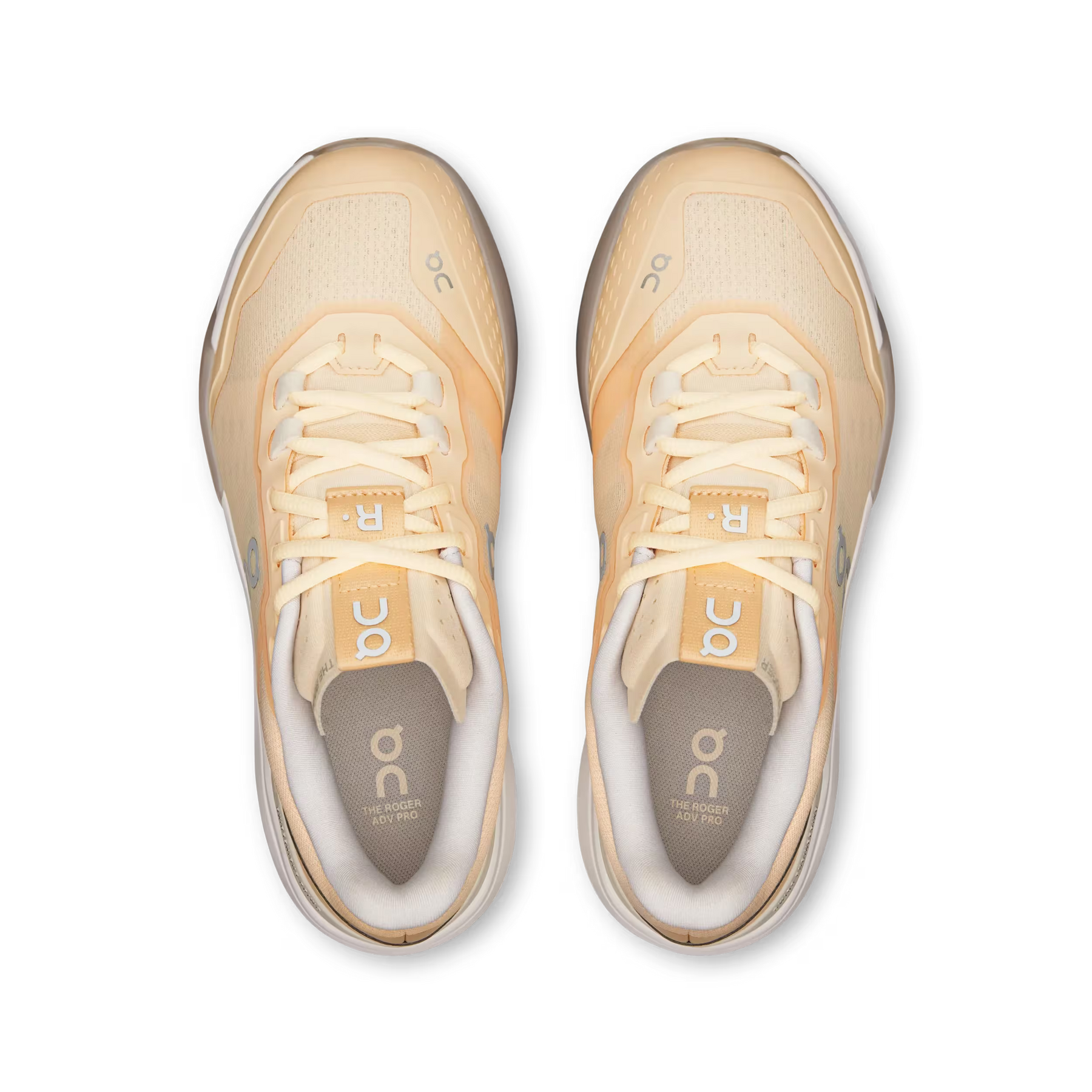 On Running The Roger ADV Pro Tennis Shoe Women - Blonde/Gardenia Running Shoes On Running