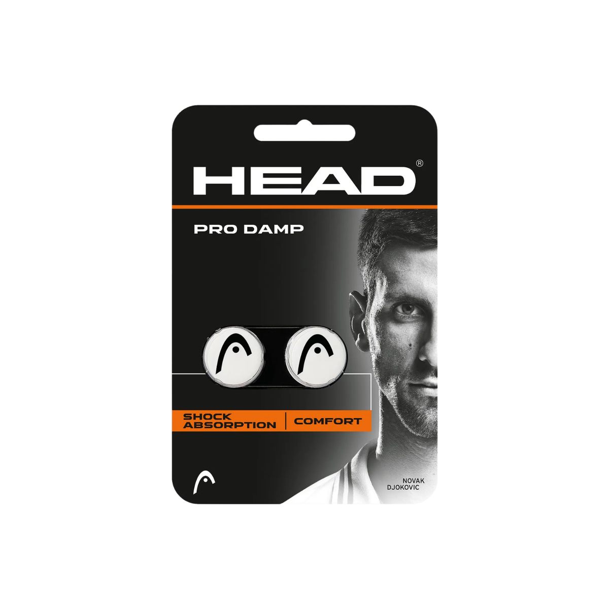 Head Pro Damp Tennis Dampener (Pack of 2) - Multicolour Single Pack WHITE Dampener Head
