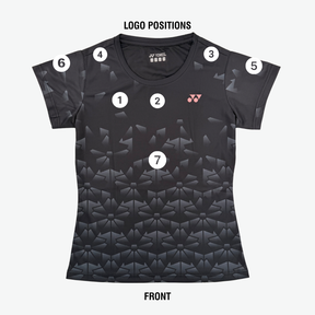 Yonex YTL 13 Sakura Womens T-Shirt Black