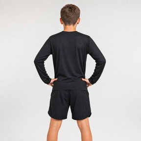 Yonex YLSS2024J Long Sleeve T-Shirt Junior - Black Clothing Yonex