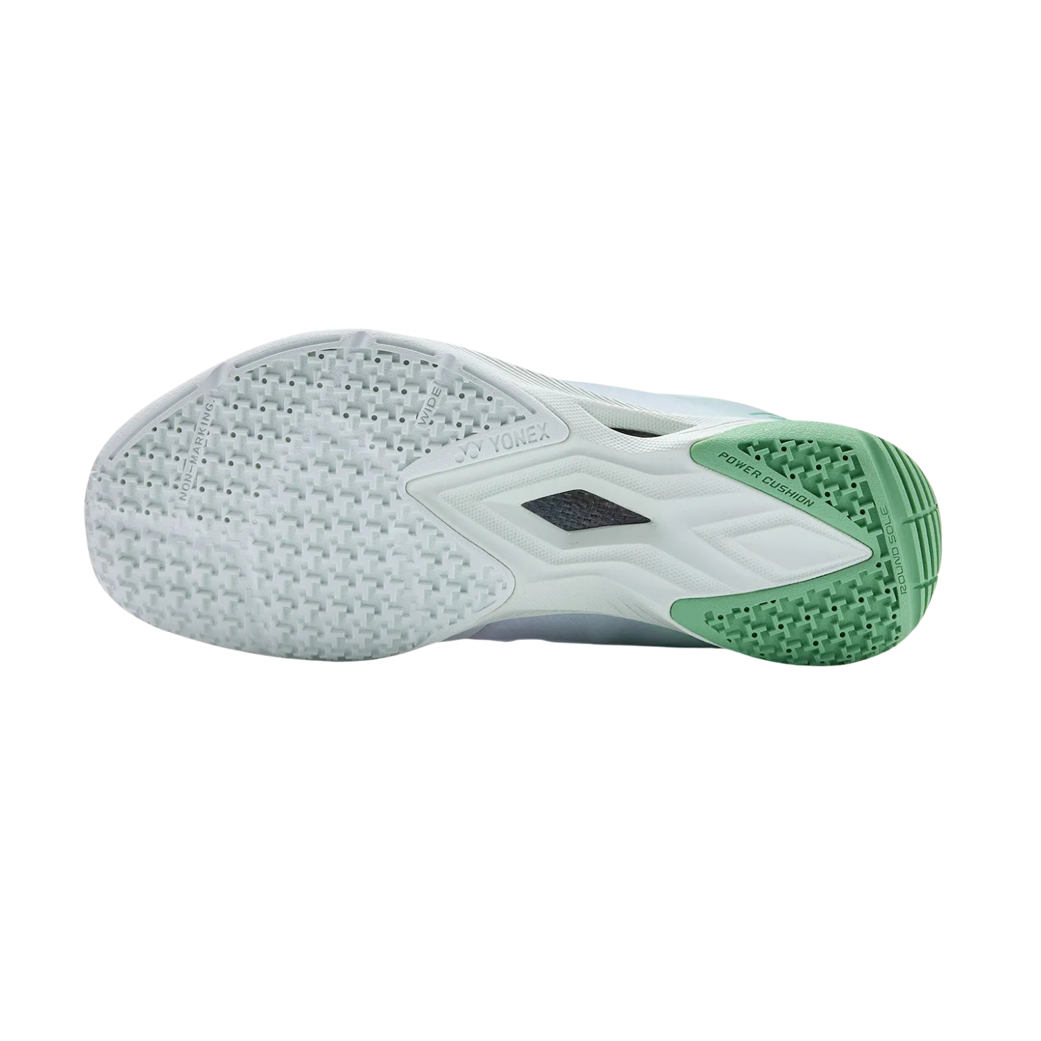Yonex Power Cushion Aerus Z2 Wide Badminton Shoe Unisex - White/Green Badminton Shoes Yonex