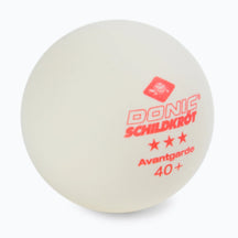 Donic-Schildkort 3-Star White Avantgarde Table Tennis Ball 3pcs - White