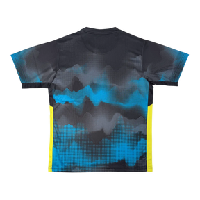 Yonex YTM 12 Mystic Mountains Crew Neck T-Shirt Unisex - Black Clothing Yonex
