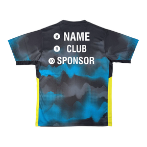 Yonex YTM 12 Mystic Mountains Crew Neck T-Shirt Unisex - Black Clothing Yonex