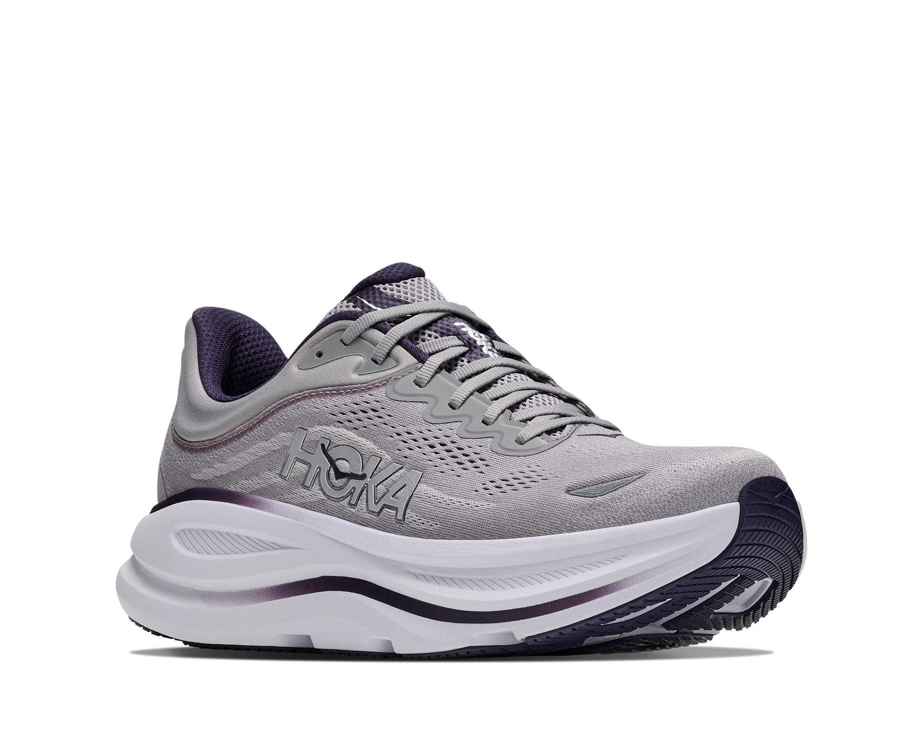 Hoka Bondi 9 Running Shoe Men - Stellar Grey/Squid Ink