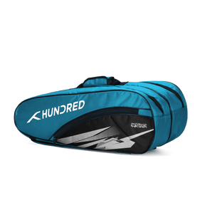 Hundred Cosmogear Badminton Kitbag - Teal Blue/Black