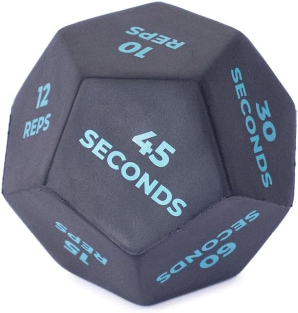 Fitness Mad 12-Sided Fitness Dice Pair