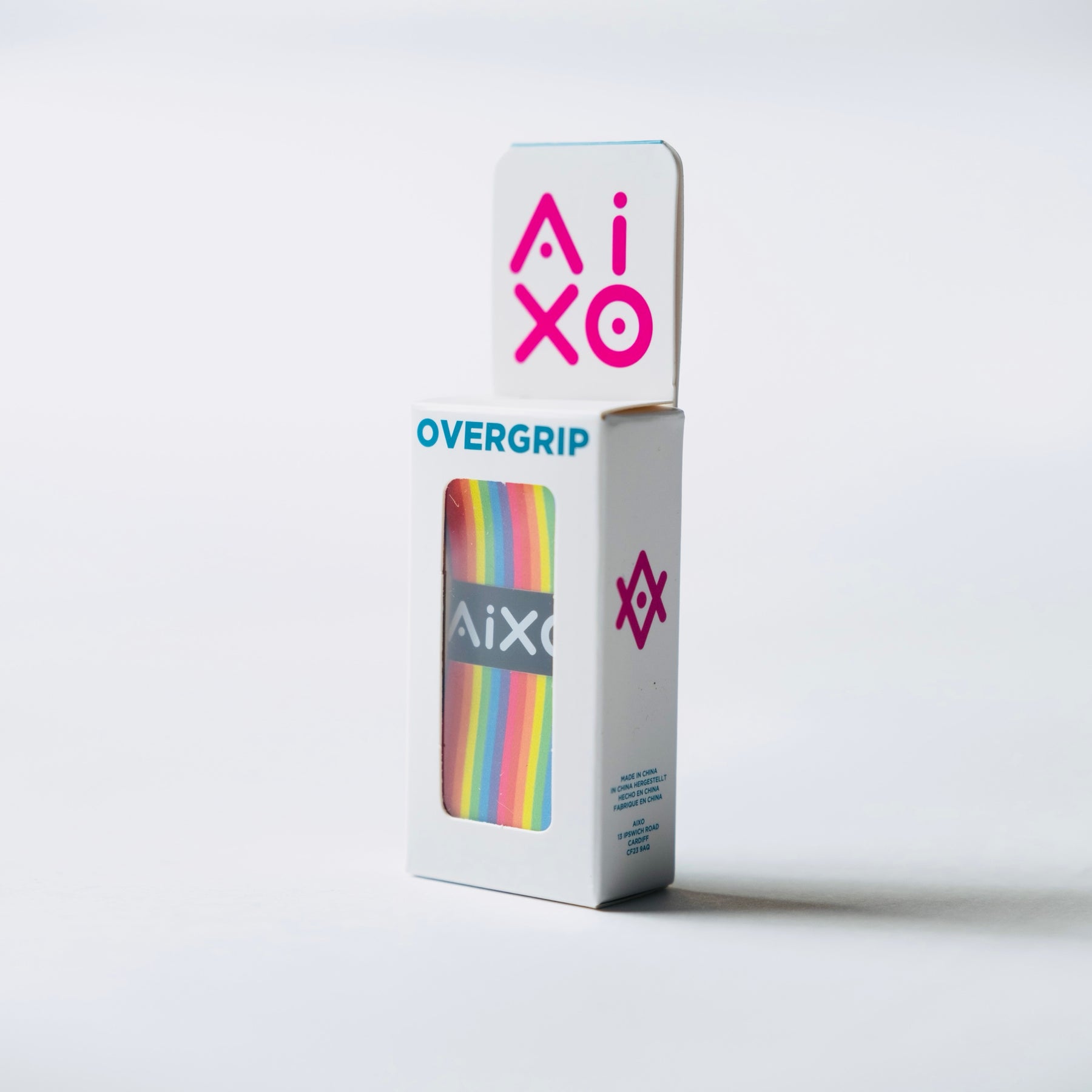 Aixo Rainbow Stripe Tacky Overgrip