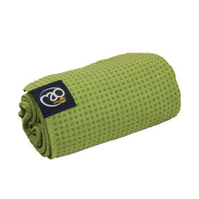 Fitness Mad Grip Dot Yoga Towel - Multicolor Lime Green 183 cm (L) x 60 cm (W) Accessories Fitness Mad