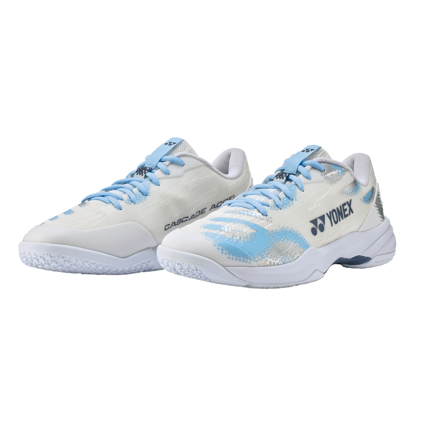 Yonex Cascade Accel Wide 2026 Badminton Shoes Unisex - White/Light Blue by Yonex