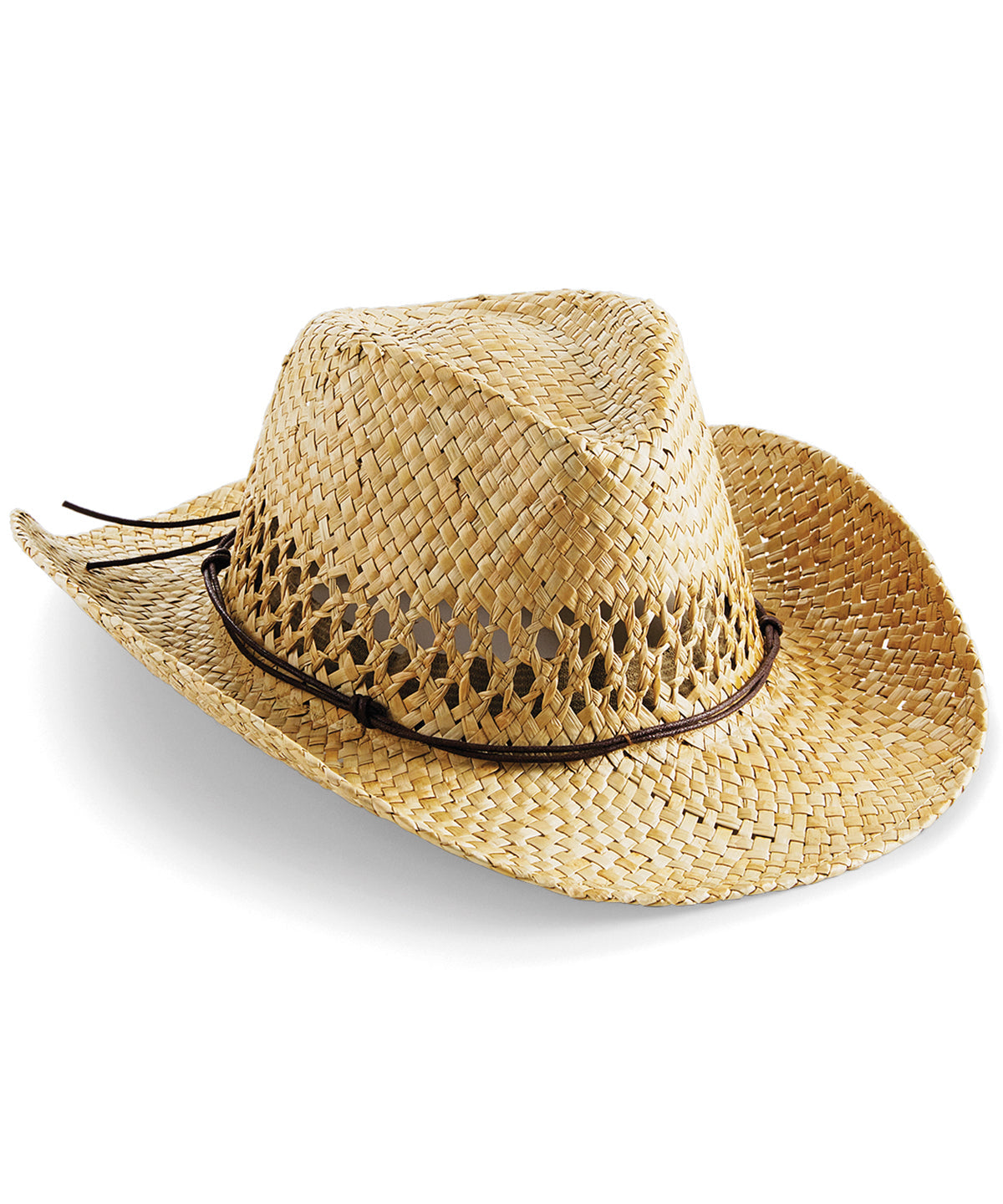Beechfield Straw cowboy hat by Central Sports UK