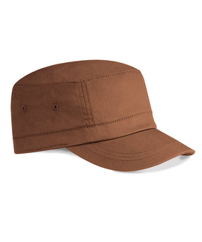Beechfield Organic Cotton Army Cap by Central Sports UK