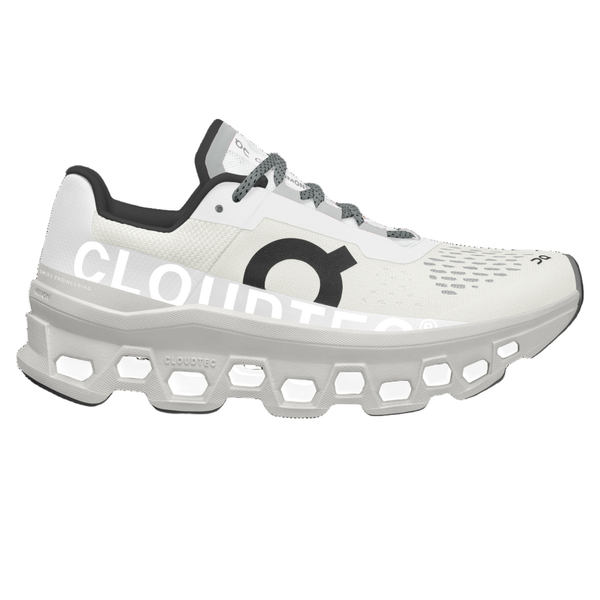 On Cloudmonster 1 Womens (Undyed-White/White)